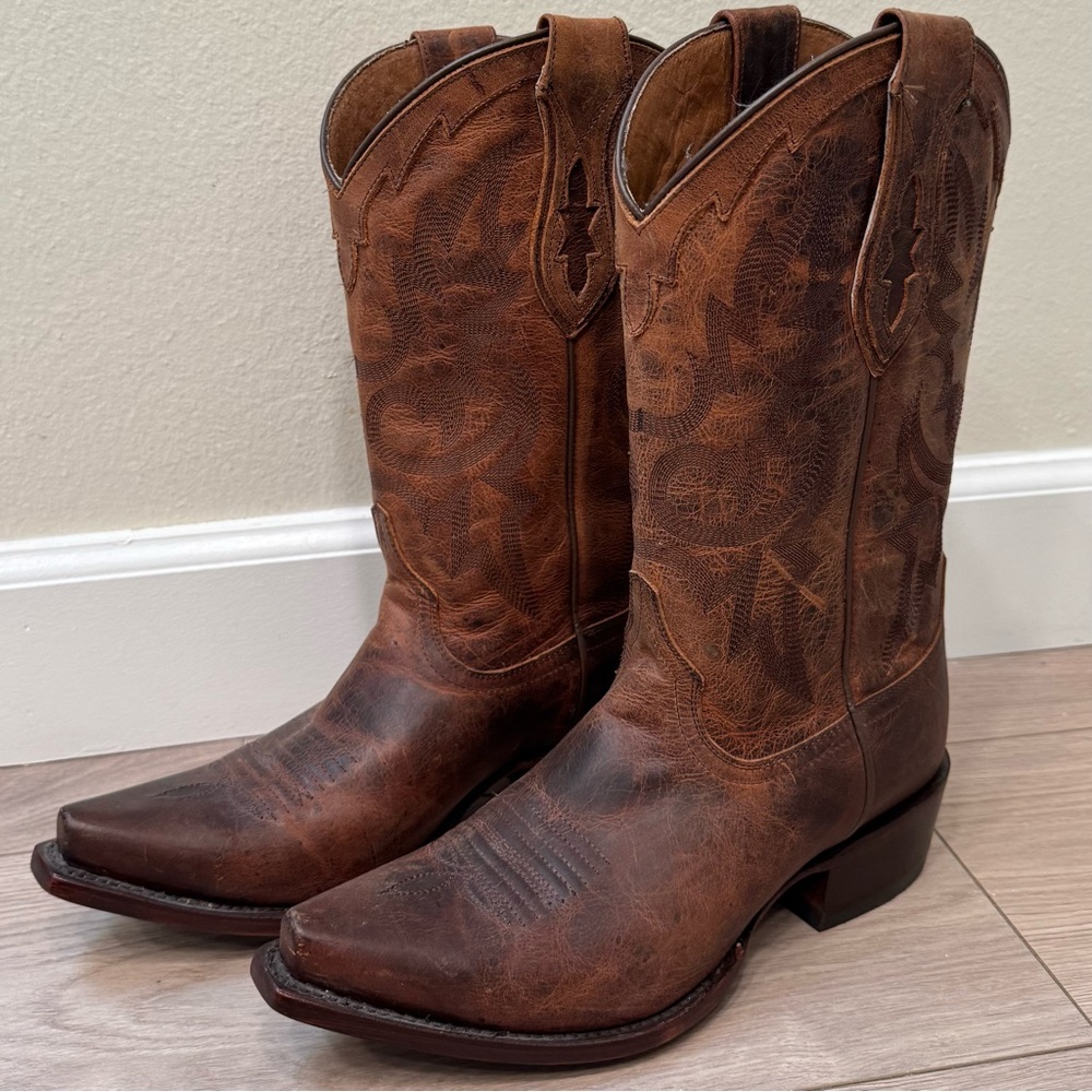 Cody James Men’s Whitehall Western Leather Boots - Snip Toe - Size 9M